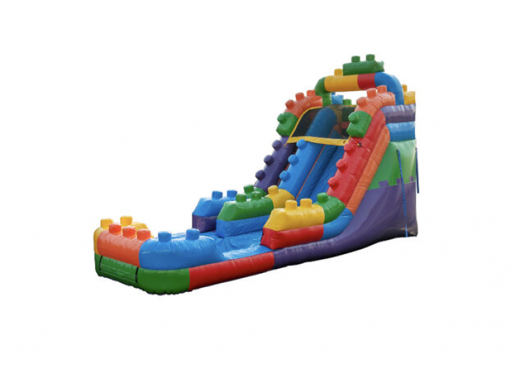 Megablock 15ft Water Slide