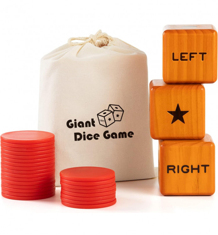 Giant Left, Right, Center Dice Game