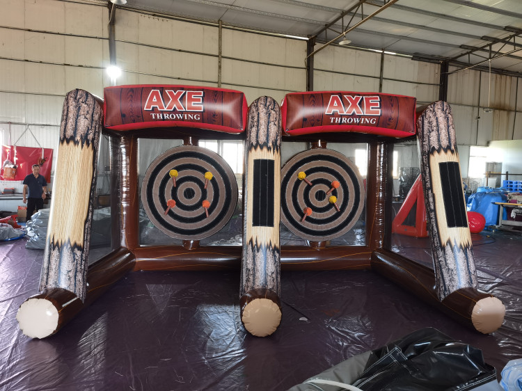 Inflatable Axe Throwing - Double Lane