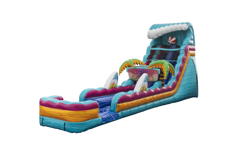 Beach Life 20ft Double Lane Water Slide