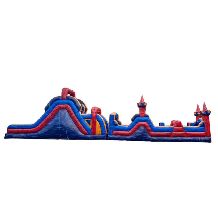 60ft Mega Slide Obstacle Course (Dry Only)