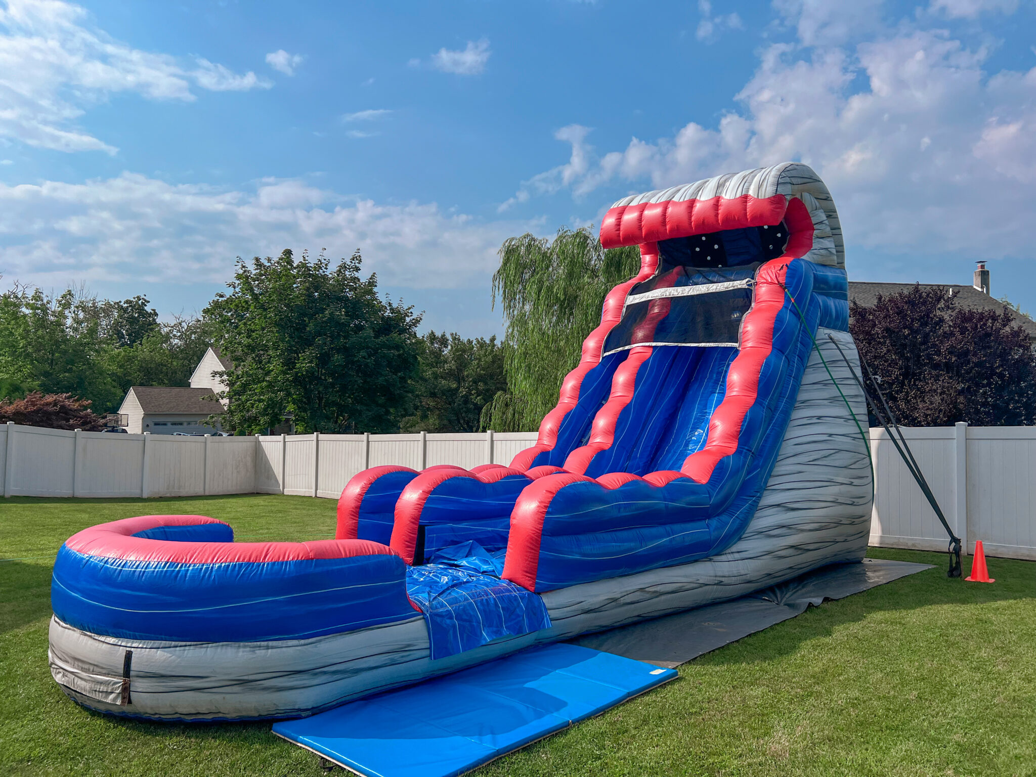18ft rocky marble water slide rental