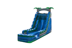 Blue Crush 22ft Double Lane Waterslide