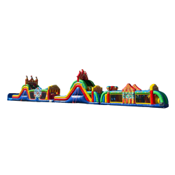 110ft Crazy Carnival Obstacle Course (Wet/Dry)